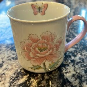 Flower and Butterfly Mug